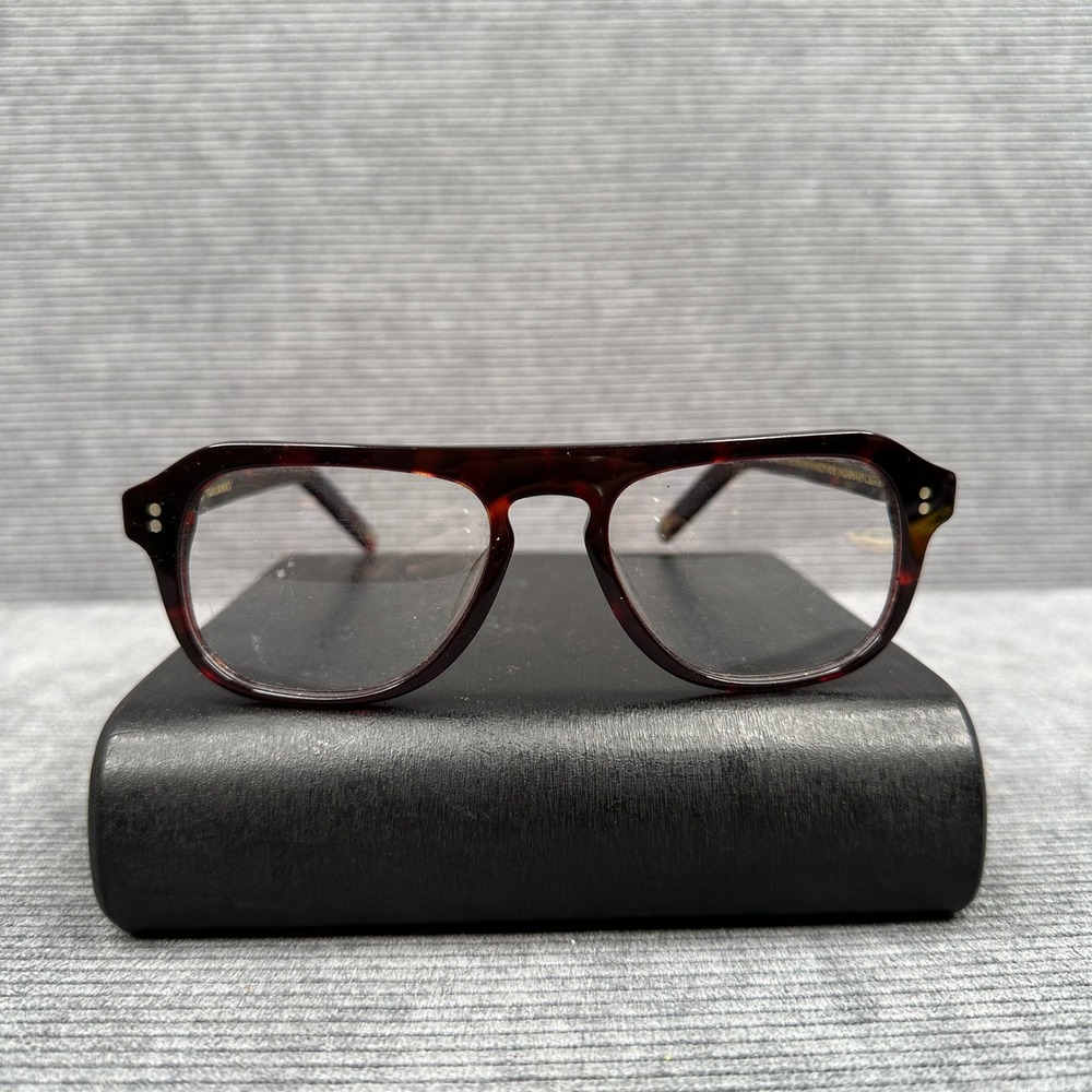 Eareada Galahad Tortoiseshell Navigator Eyeglasses MPO848DTO 53-18-145 Handmade